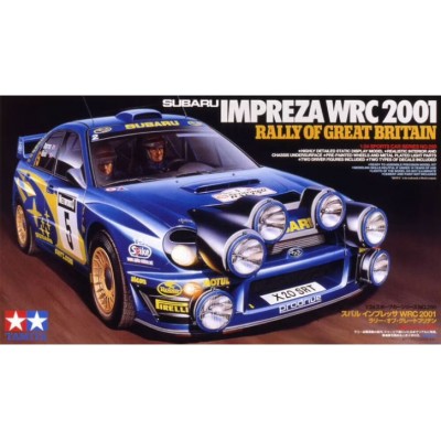 SUBARU IMPREZA WRC 2001 RALLY OF GREAT BRITAIN - 1/24 SCALE - TAMIYA 24250